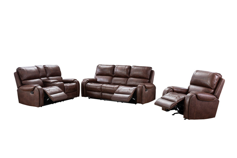 Caesar Brown Reclining Living Set - MA-99932BRWSLC