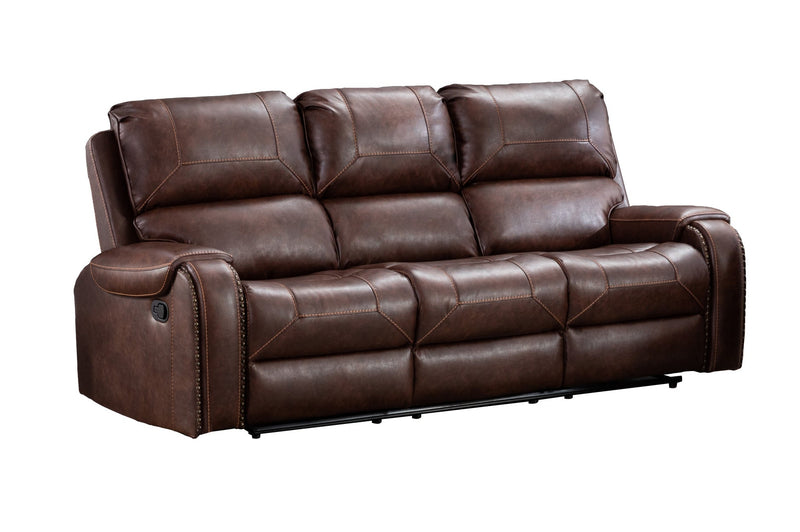 Caesar Brown Reclining Living Set - MA-99932BRWSLC