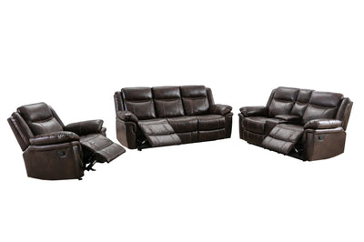 Ensemble de vie inclinable marron Peabody