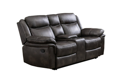 Peabody Grey Reclining Loveseat