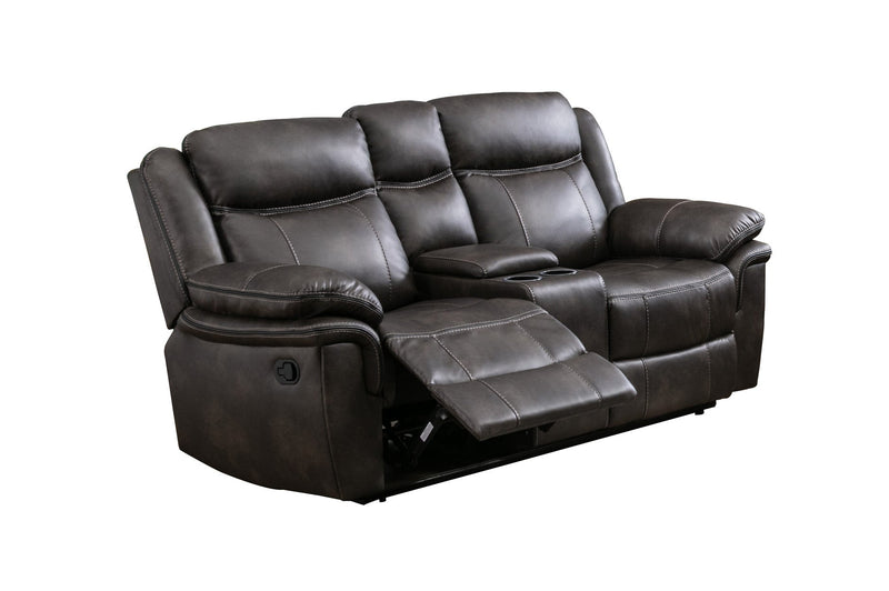 Grey Reclining Loveseat