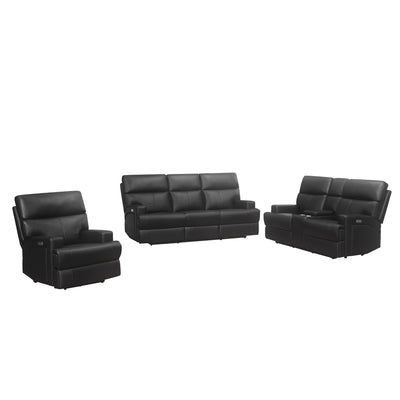 Sethos Power Reclining Living Set - MA-99945P-BLK-SLC