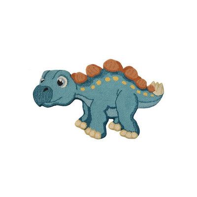 2'6" x 4' Kids Blue Dino Hand Tufted Wool Rug - VI-HOO-24-DINO-1BLU