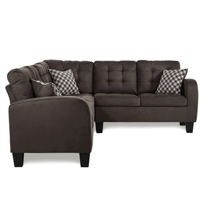 Sinclair Chocolate Reversible Sectional - MA-8202CH*SC