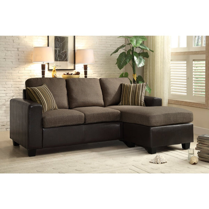 Slater Brown Reversible Sofa Chaise - MA-8401-3SC