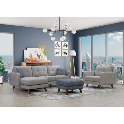 grey sectional with chaise