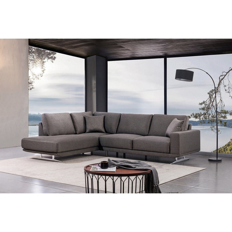 Bayport Grey Left Side Sectional - MA-96223GYSSL