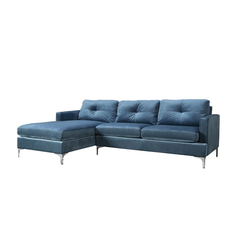 Hamilton Blue Sectional with Left side Chaise - MA-99814BLUSSL