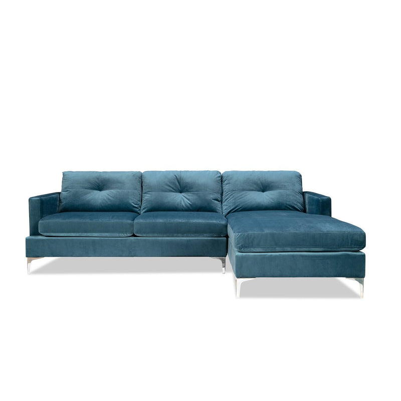 Hamilton Blue Sectional with Right side Chaise - MA-99814BLUSSR