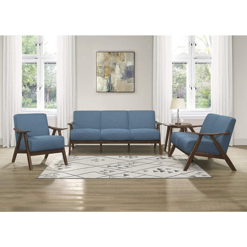 Damala Blue Sofa - MA-1138BU-3