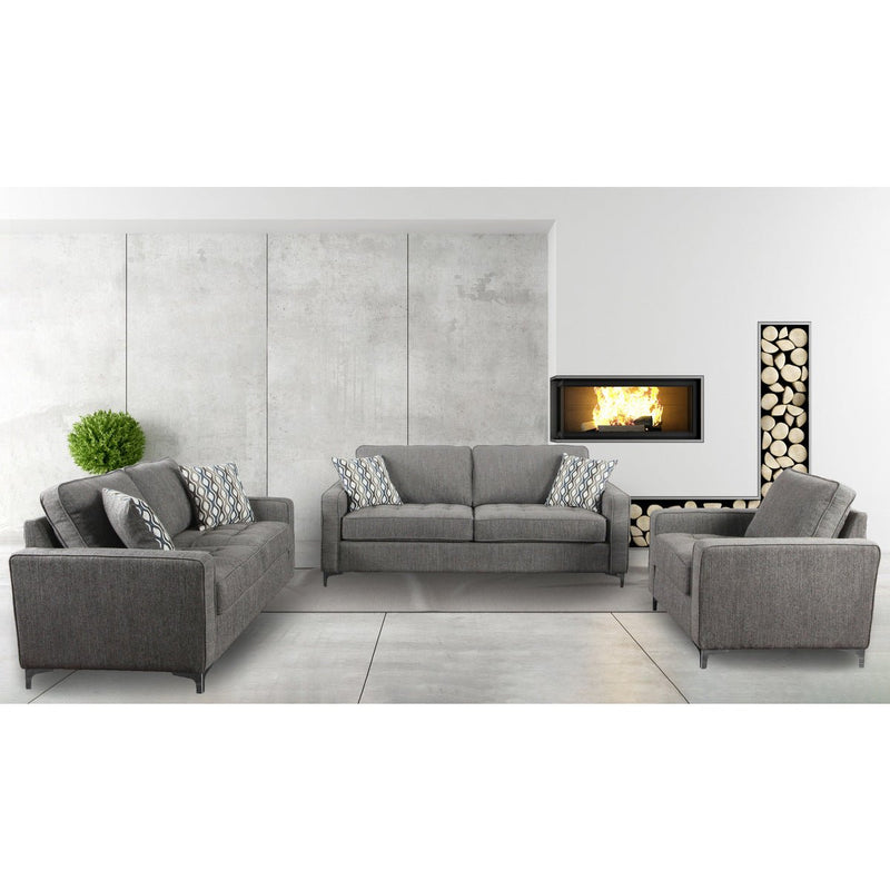 Hudson Collection Sofa with 2 Pillows - MA-9049GPH-3