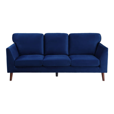 Tolley Collection Blue Velvet Fabric Sofa - MA-9338BU-3