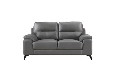 Mischa Leather Loveseat