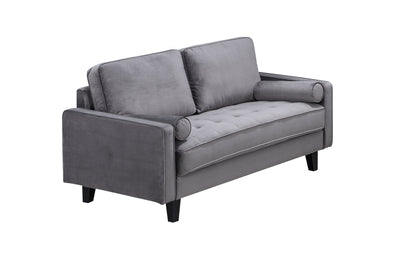 Toulouse Collection Living Set Charcoal Velvet - MA-99003CHRSLC