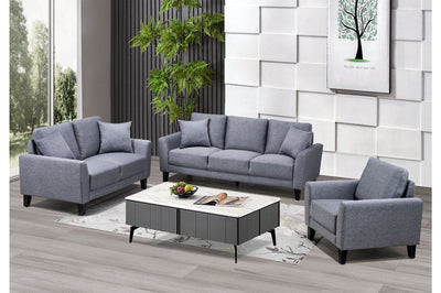 Britta Grey Sofa Set - MA-99010GRYSLC