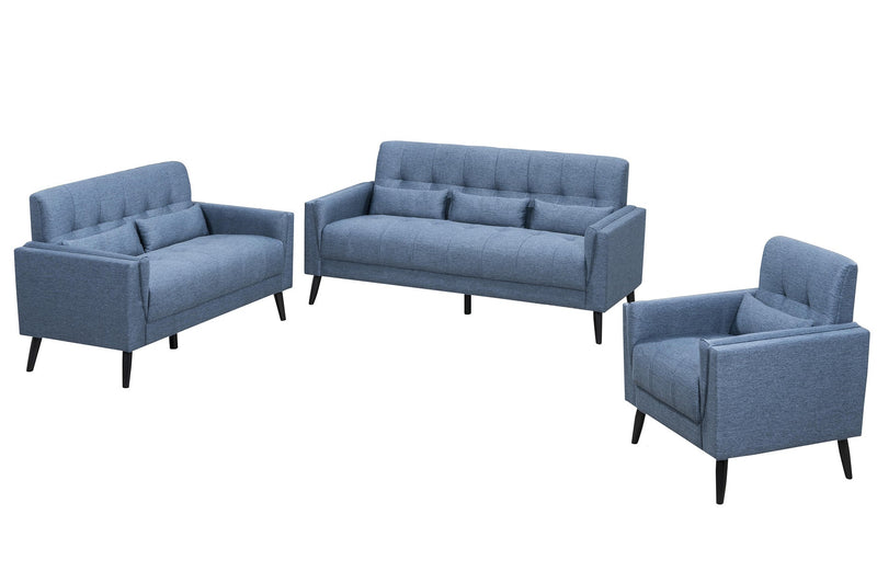 Madeline Blue Collection Living Set - MA-99914BLUSLC