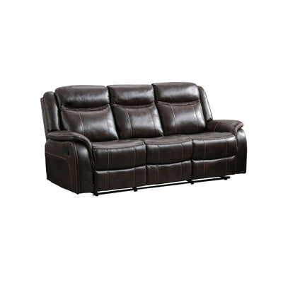 Paxton Brown Reclining Sofa