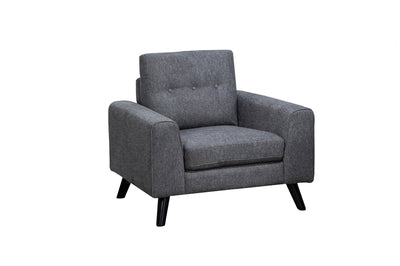 Evelyn Mid-Century Grey Living Set - MA-99947GRYSLC