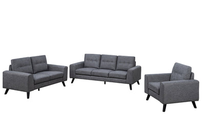 Evelyn Mid-Century Grey Living Set - MA-99947GRYSLC