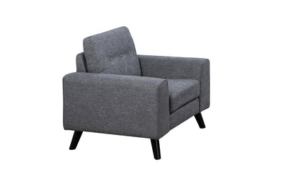 Evelyn Mid-Century Grey Living Set - MA-99947GRYSLC