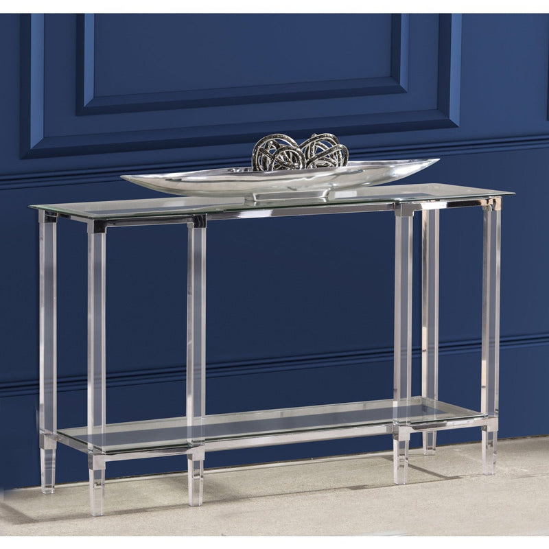 Rectangular Sofa Table with Acrylic Legs - MA-3656-05REC