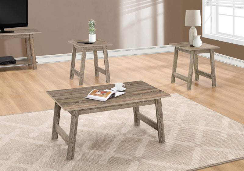 Table Set - 3Pcs Set / Dark Taupe - I 7931P