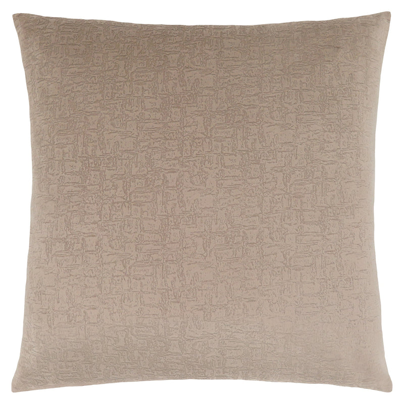 Pillow - 18"X 18" / Taupe Mosaic Velvet / 1Pc - I 9270