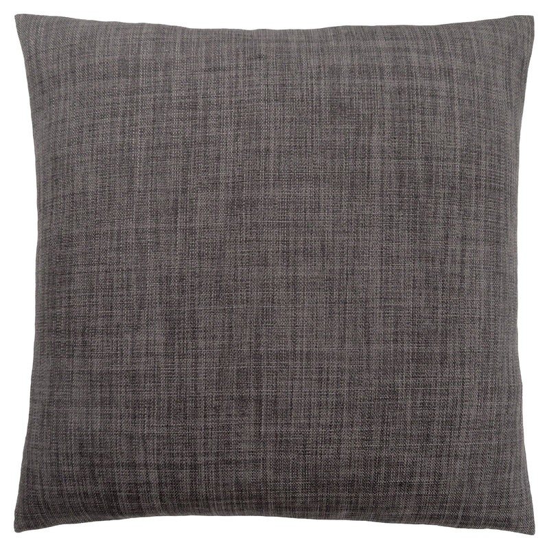 Pillow - 18"X 18" / Linen Patterned Dark Grey / 1Pc - I 9312