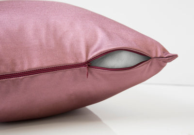 Pillow - 18"X 18" / Pink Satin / 1Pc - I 9338