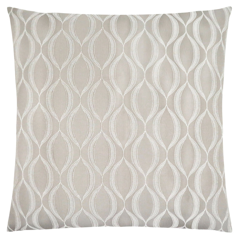 Pillow - 18"X 18" / Taupe Wave Pattern / 1Pc - I 9344