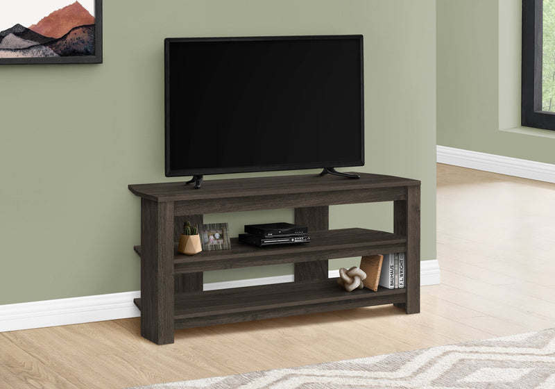 Tv Stand - 42"L / Brown Oak Corner - I 2514