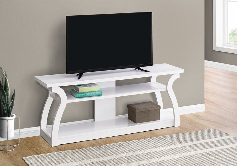 Tv Stand - 60"L / White - I 2665