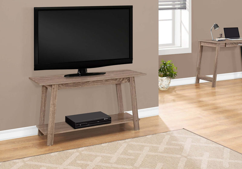 42"L Dark Taupe Tv Stand - I 2736