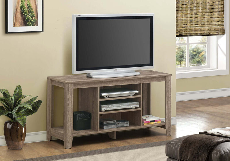 48"L Dark Taupe Tv Stand - I 3528