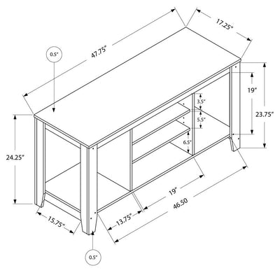 48"L Cappuccino Tv Stand - I 3529