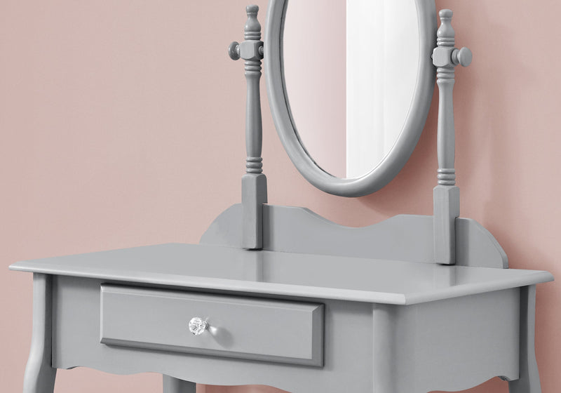 Vanity Set - 2Pcs Set / Grey - I 3182