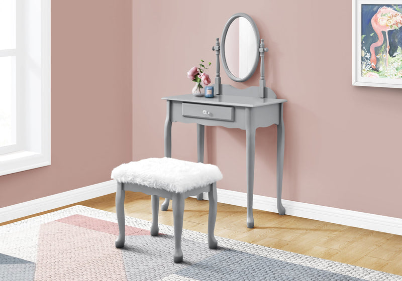 Vanity Set - 2Pcs Set / Grey - I 3182