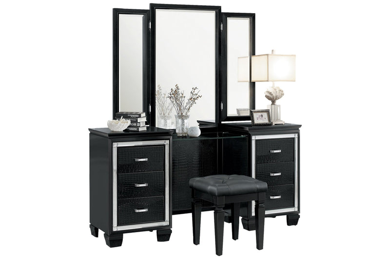 Allura Black Vanity Set - MA-1916BK-15+14